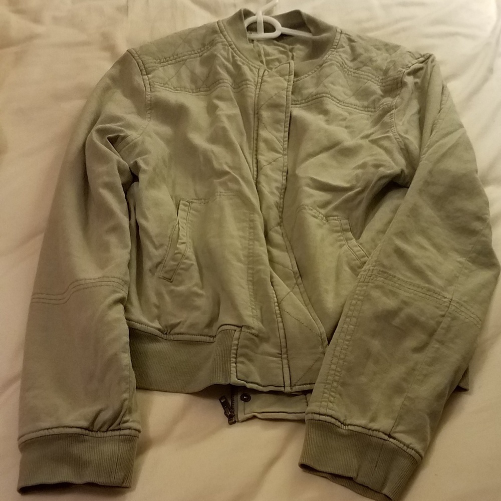 Evereve - Dear John quilted bomber jkt, NWOT, XXL
